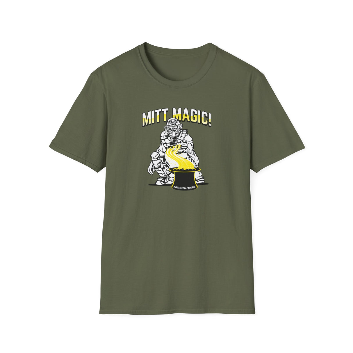 Mitt Magic Unisex T-Shirt - Military Green