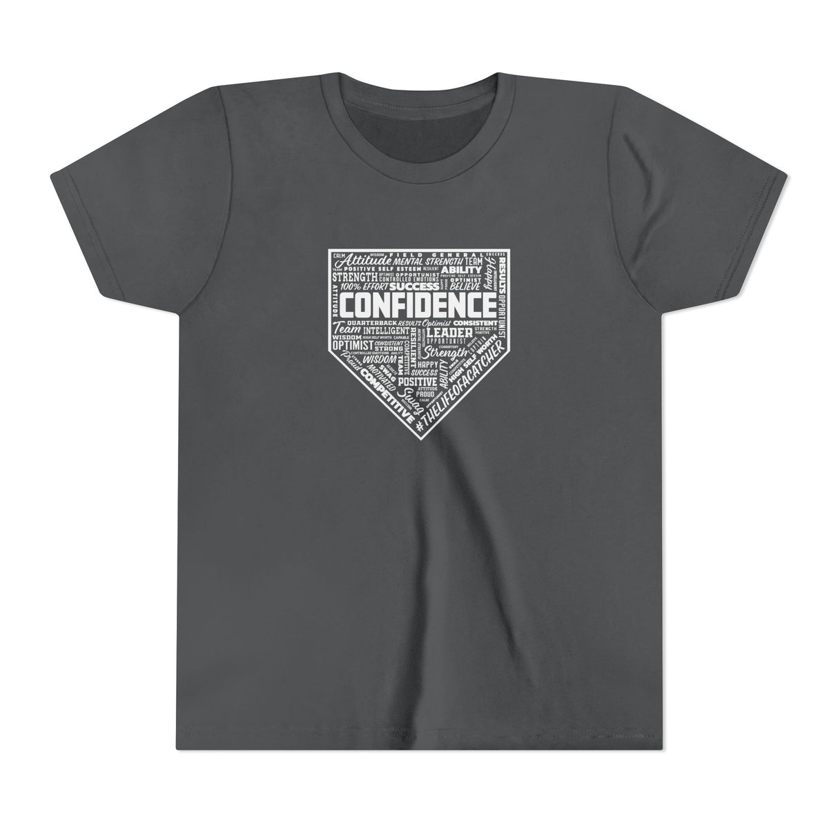Confidence Youth T-Shirt - Asphalt