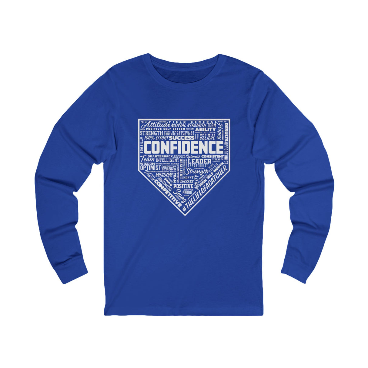 Confidence Unisex Jersey Long Sleeve Tee - Royal