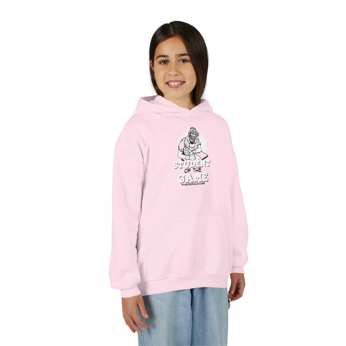 Student Of The Game Youth Hoodie girl