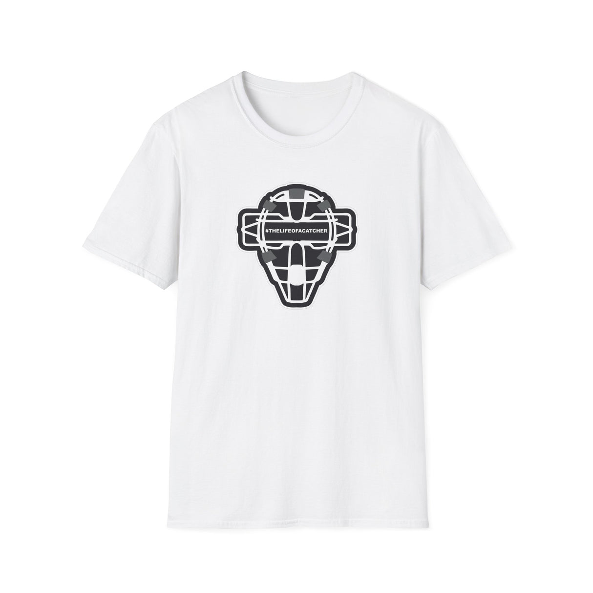 The Catching Guy Logo Mask Unisex T-Shirt - White