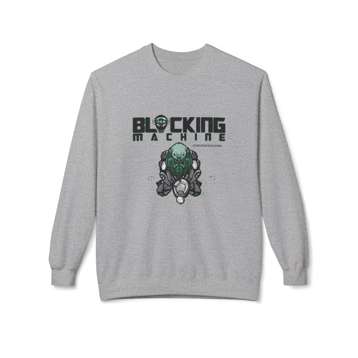 Blocking Machine Unisex Sweatshirt - Sport Grey Front