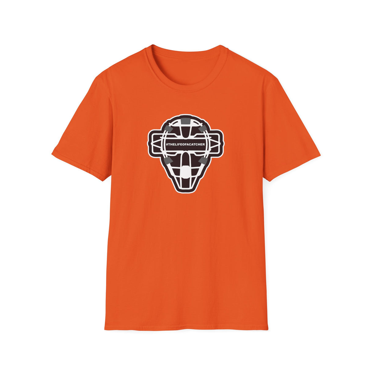 The Catching Guy Logo Mask Unisex T-Shirt - Orange