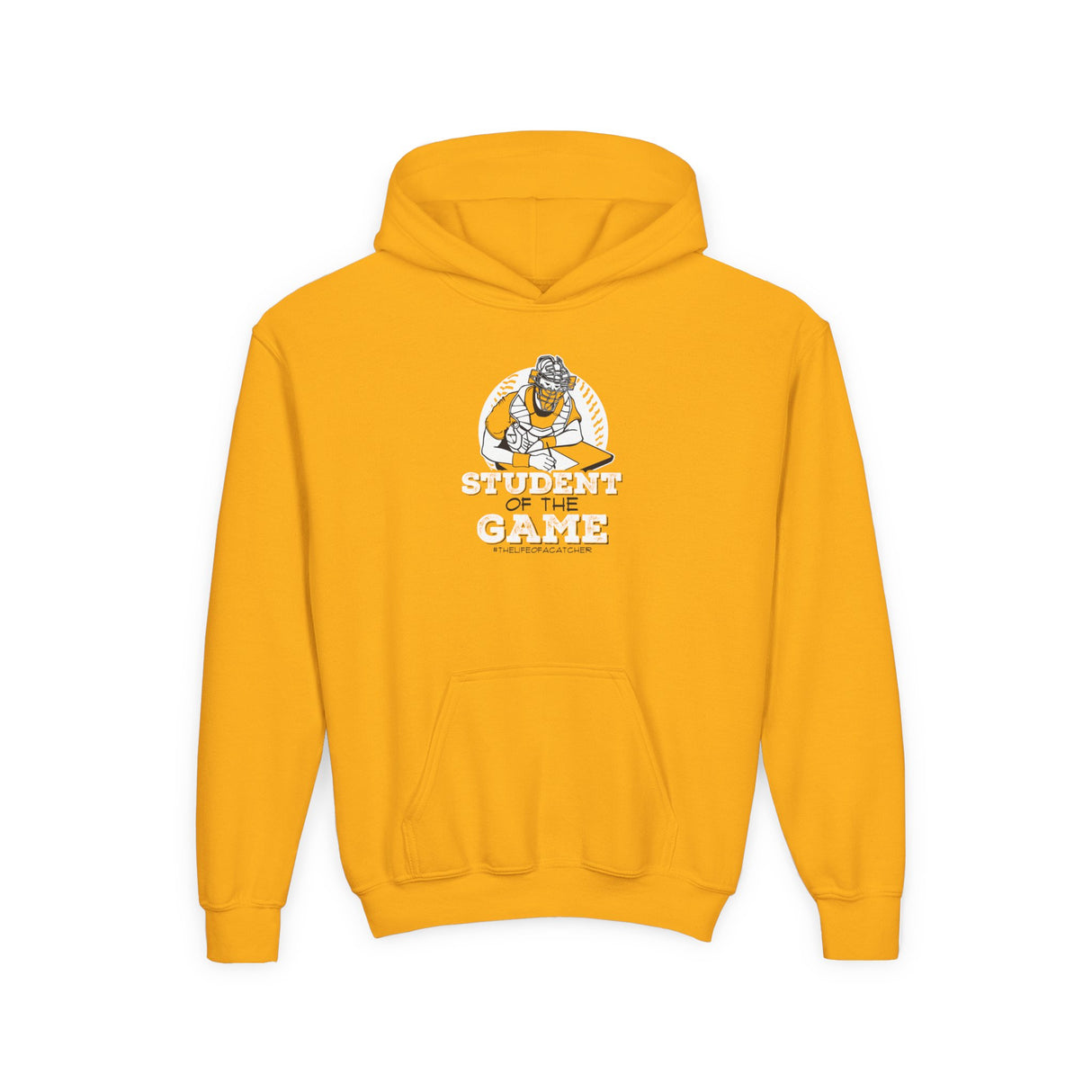 Student Of The Game Youth Hoodie yellow