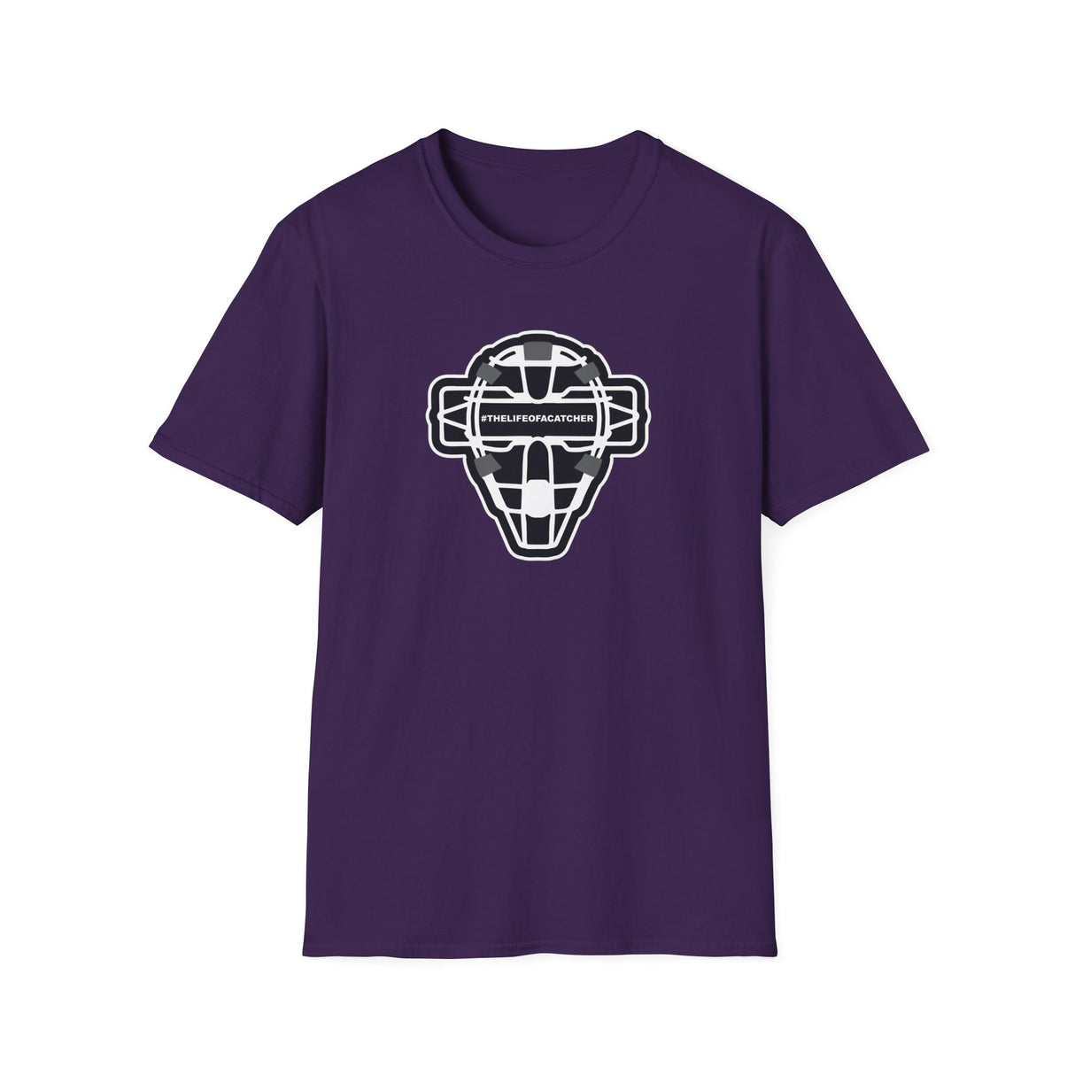 The Catching Guy Logo Mask Unisex T-Shirt - Purple