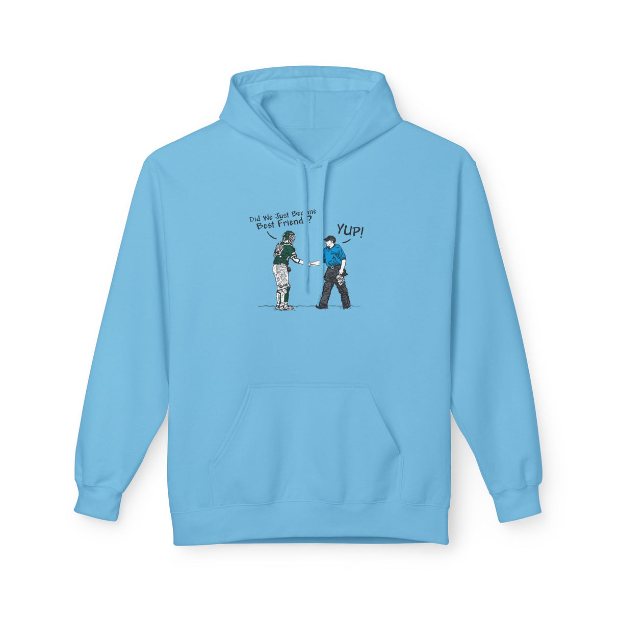 Best Friends Unisex Hoodie - Sky Blue