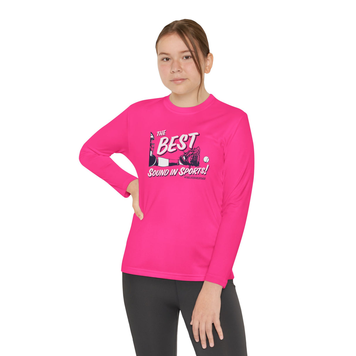 The Best Sound In Sports Youth Long Sleeve T-Shirt girl