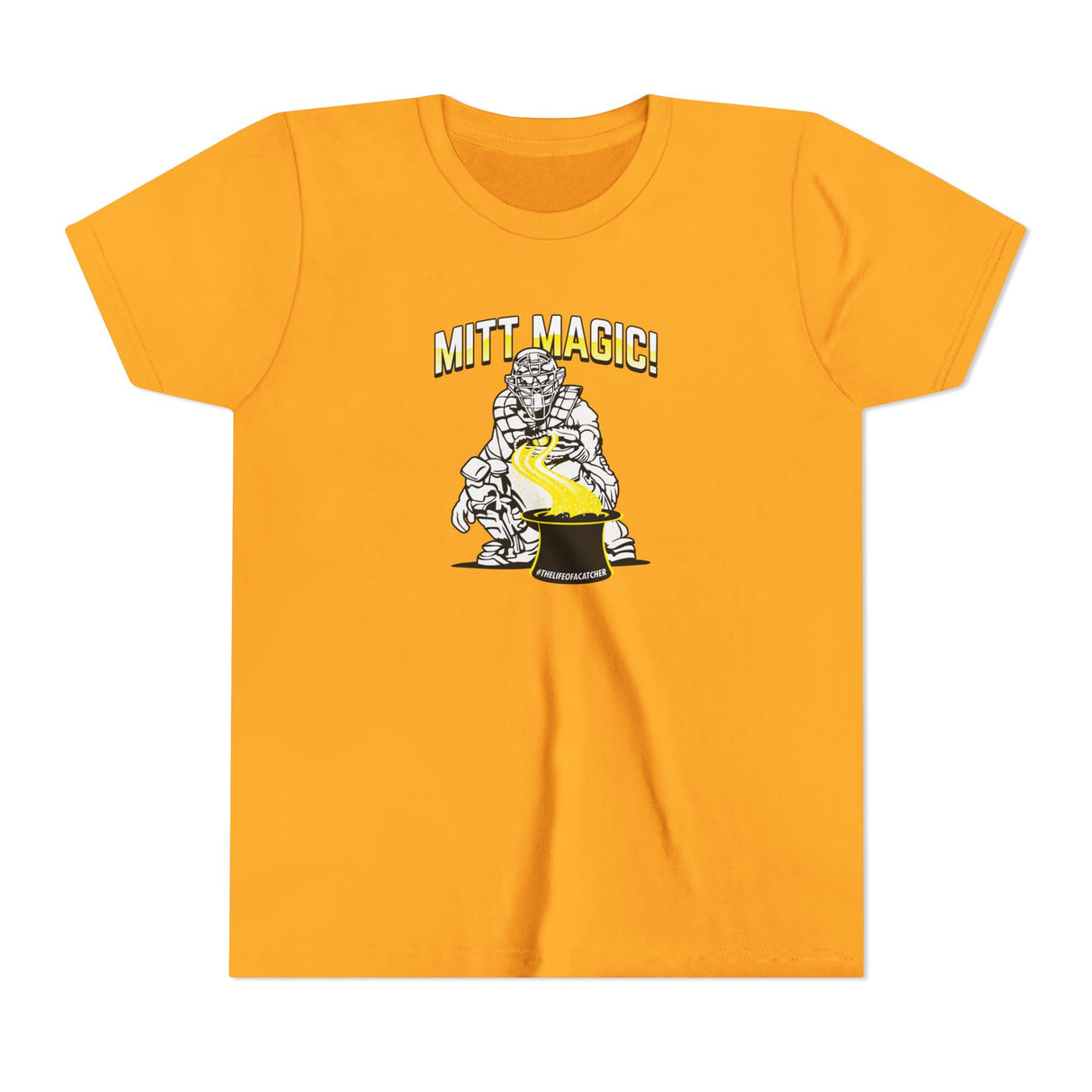Mitt Magic Youth T-Shirt - Gold