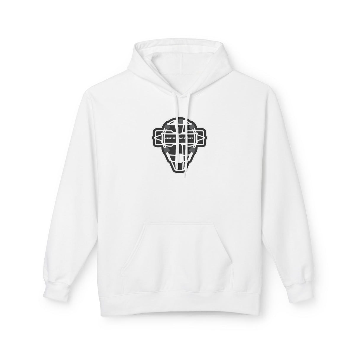 The Catching Guy Logo Mask Unisex Hoodie - White