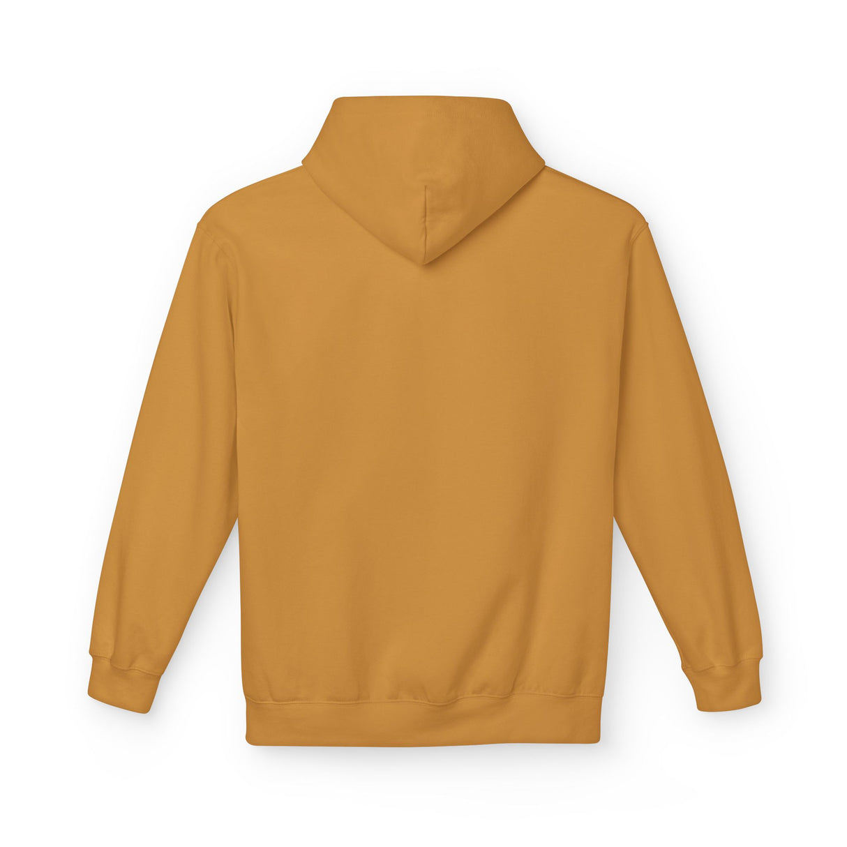 Home Plate Social Club Softball Unisex Hoodie - Mustard Back