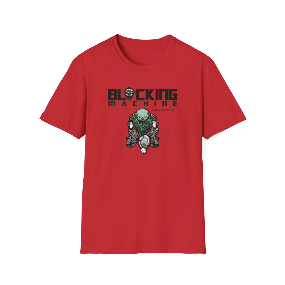 Blocking Machine Unisex T-Shirt - Red