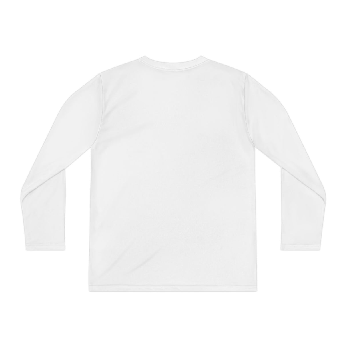 Blocking Machine Youth Long Sleeve T-Shirt - White Back