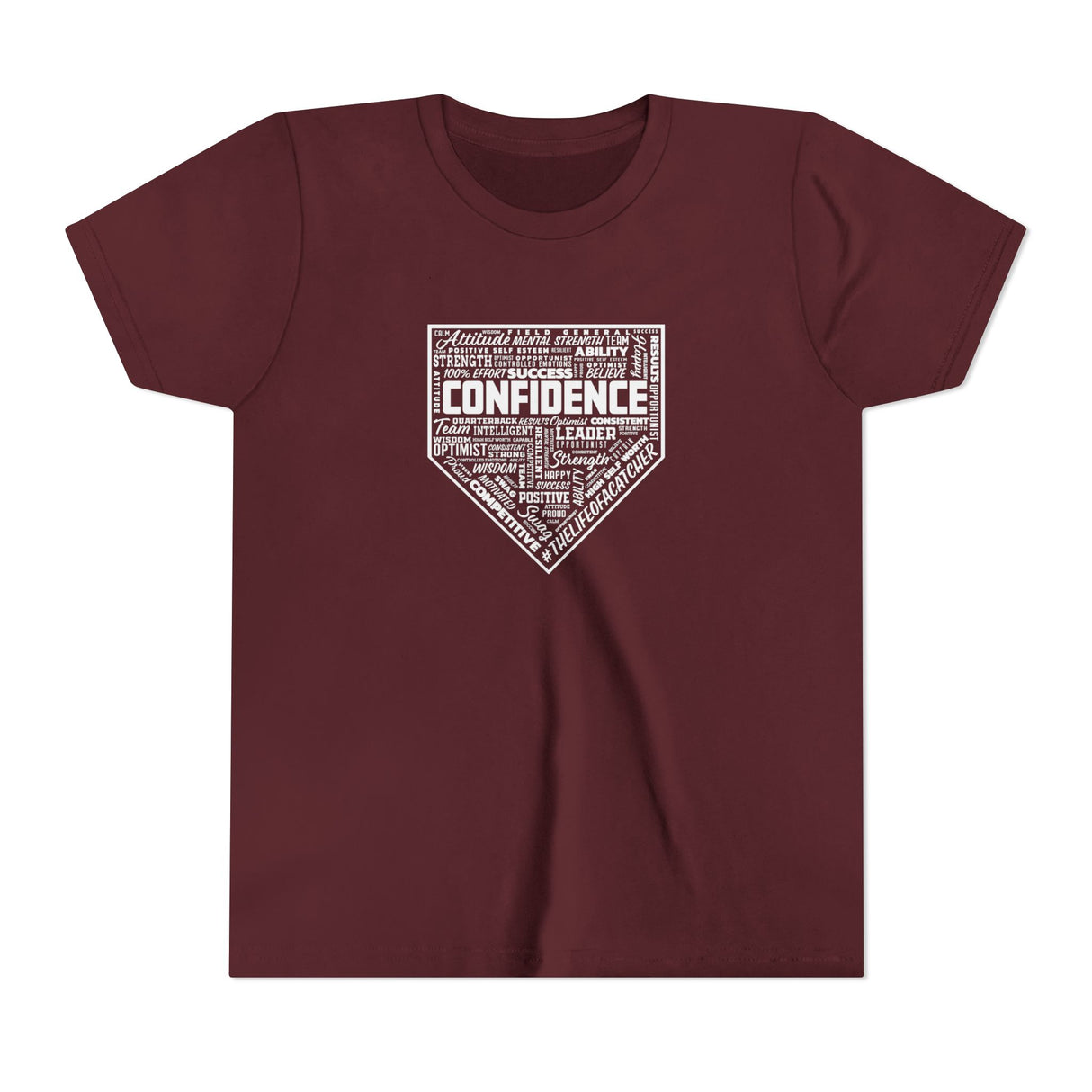 Confidence Youth T-Shirt - Maroon