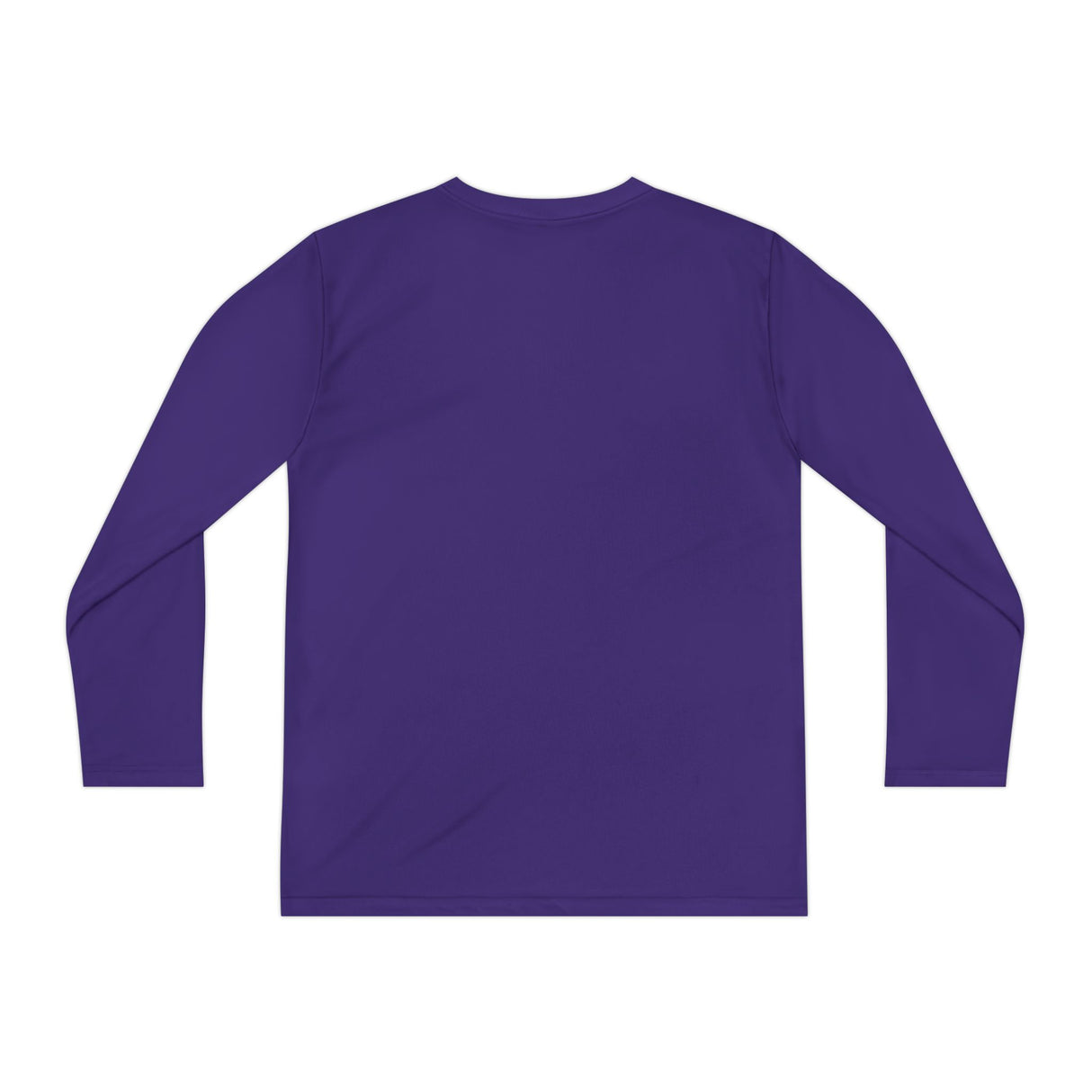 The Catching Guy Logo Mask Youth Long Sleeve T-Shirt - Purple Back