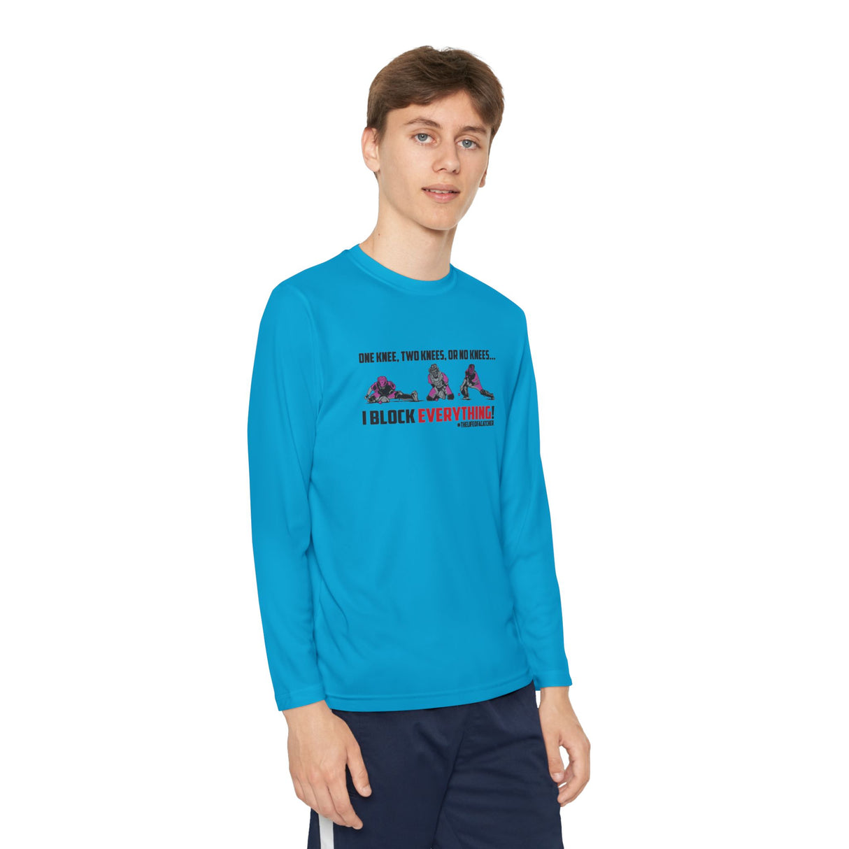 Knees Youth Long Sleeve T-Shirt boy