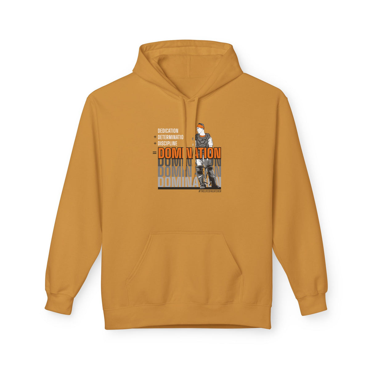 Domination Unisex Hoodie mustard