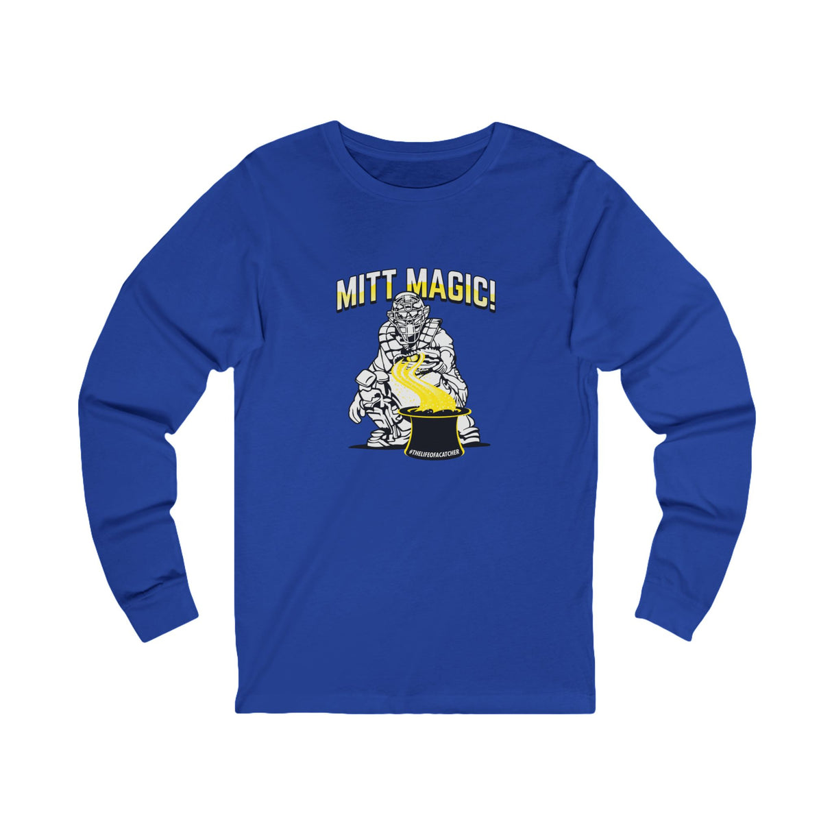 Mitt Magic Unisex Jersey Long Sleeve Tee - Royal