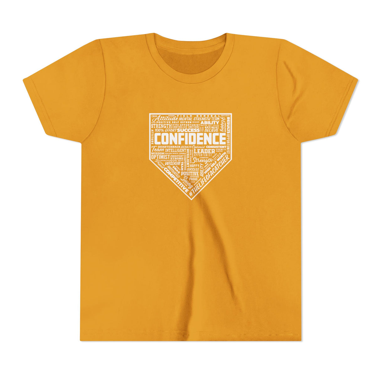 Confidence Youth T-Shirt - Mustard