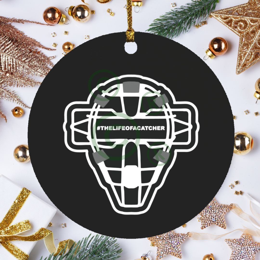 The Catching Guy Baseball Catching Mask Ornament