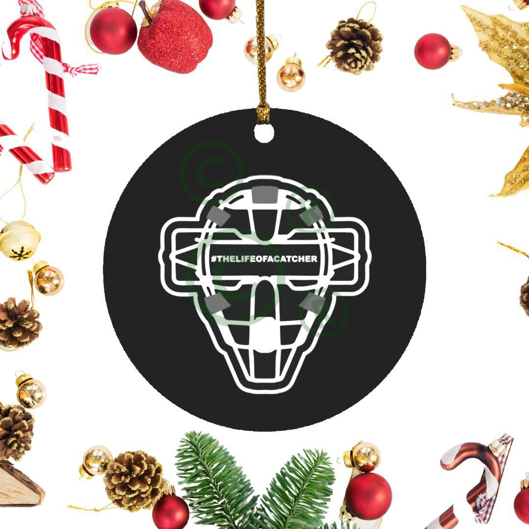 The Catching Guy Baseball Catching Mask Ornament