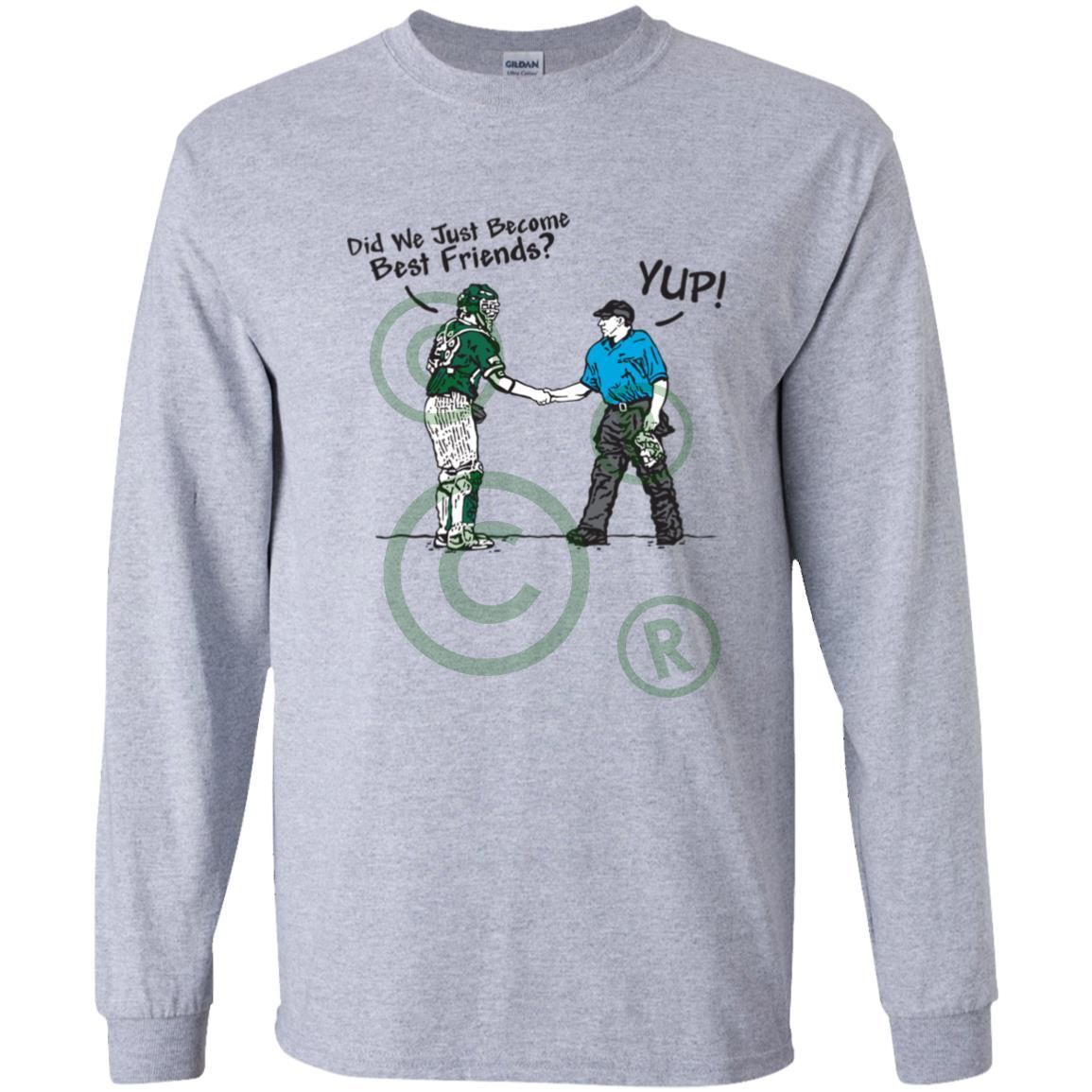 The Catching Guy Best Friends Youth Long Sleeve Tee grey