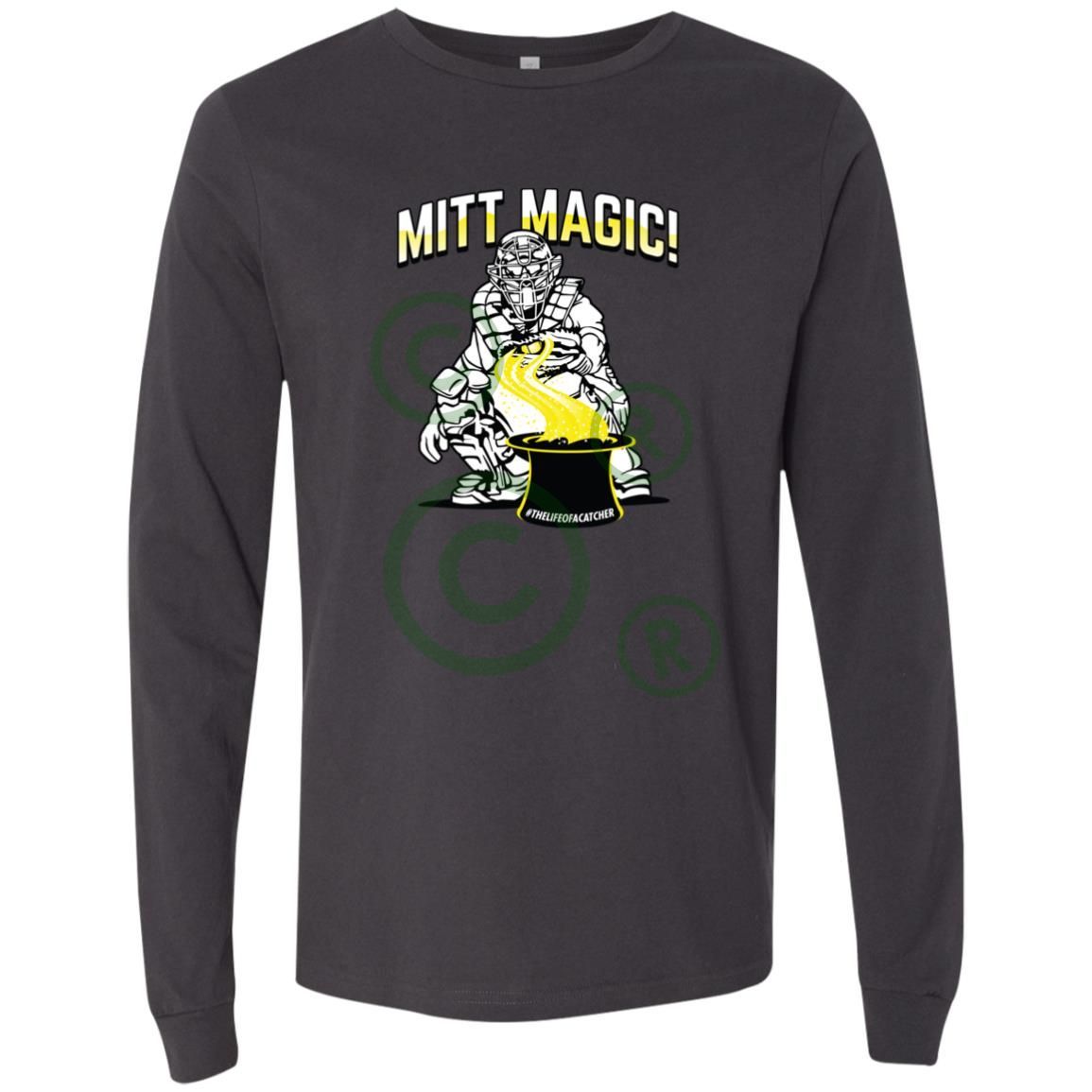 The Catching Guy Mitt Magic Men's Jersey Tee grey