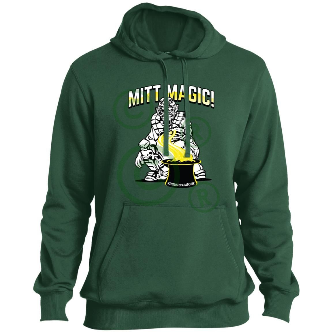 The Catching Guy Mitt Magic Pullover Hoodie green