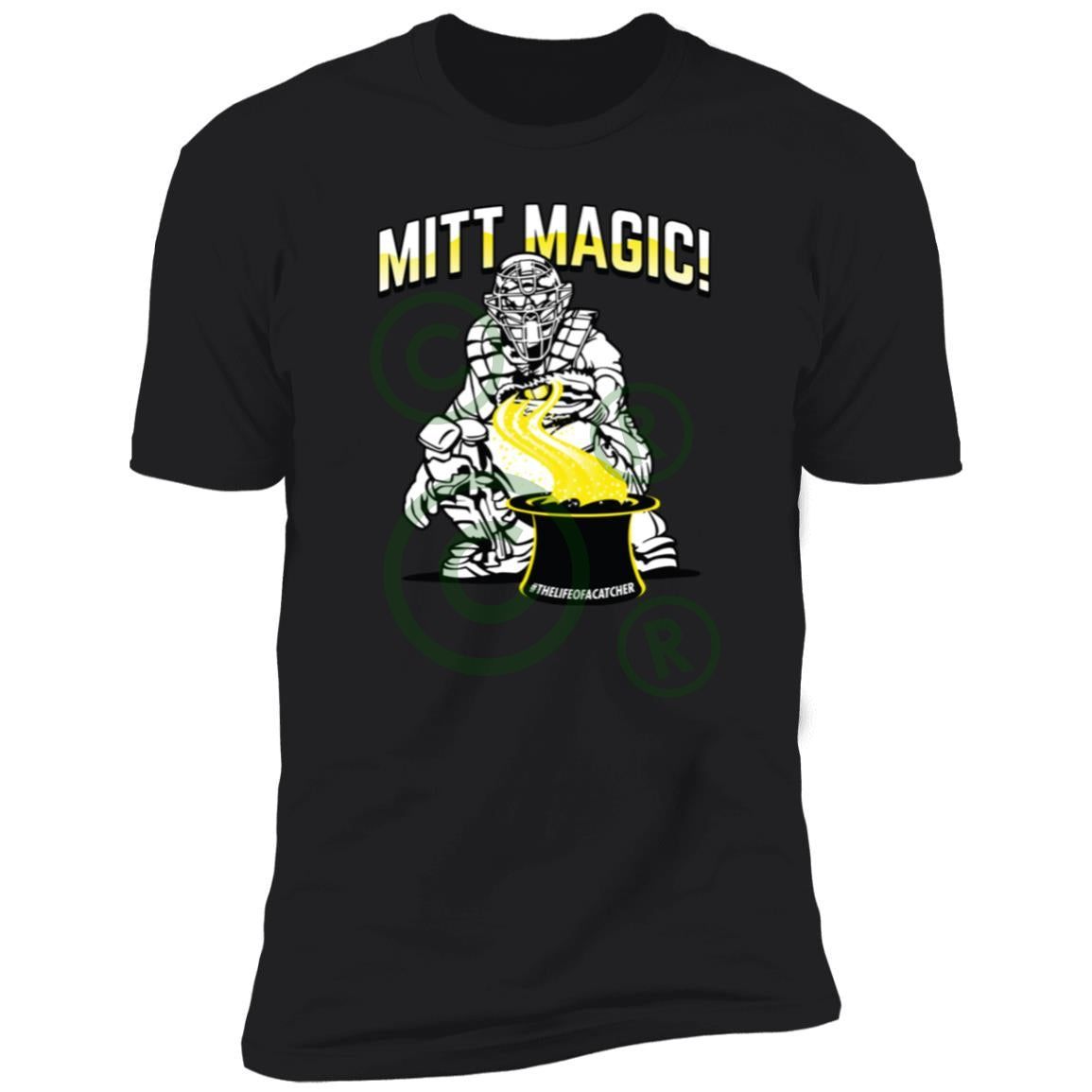 The Catching Guy Mitt Magic Tee black