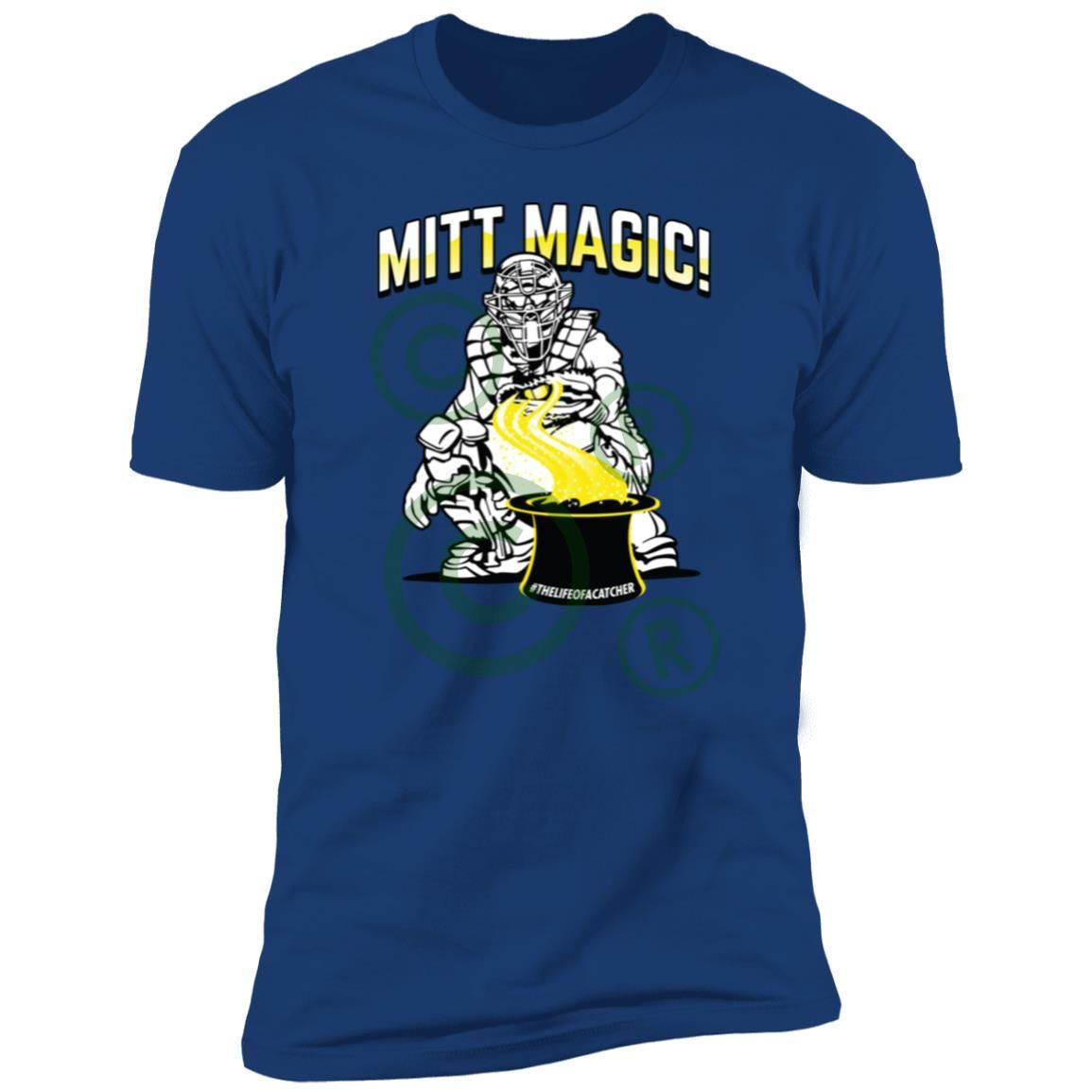 The Catching Guy Mitt Magic Tee blue