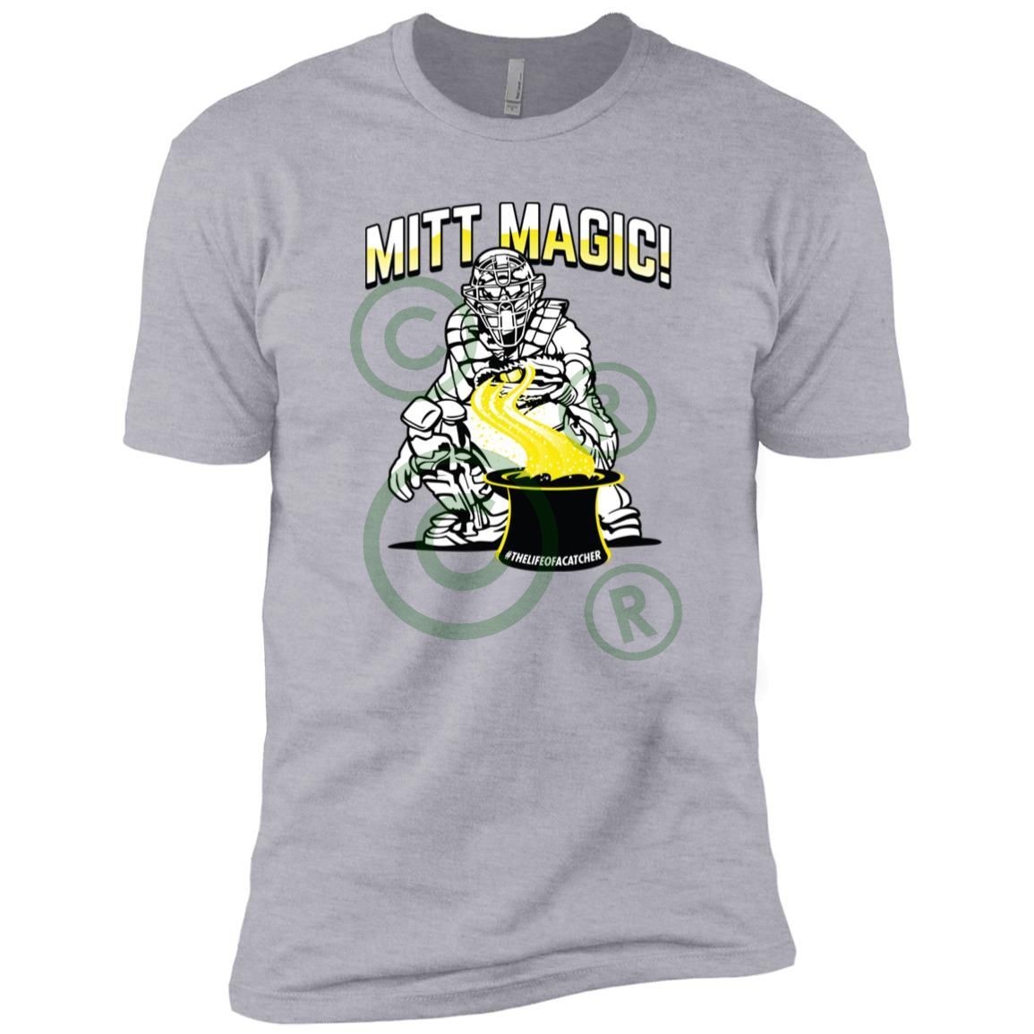 The Catching Guy Mitt Magic Youth Tee grey