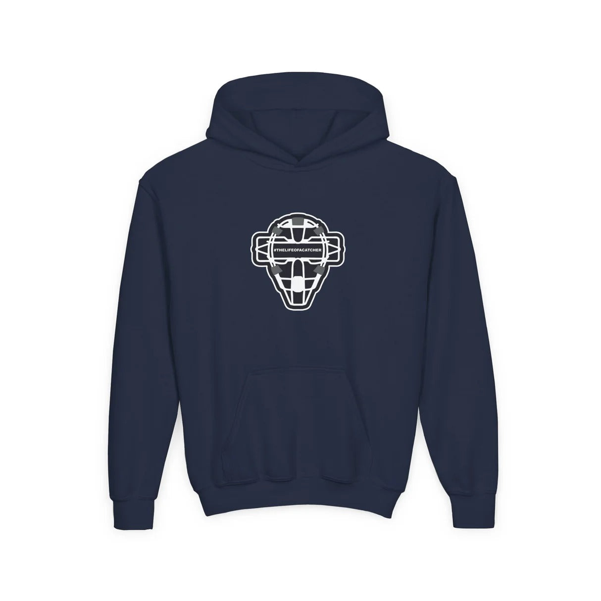 catching mask youth hoodie