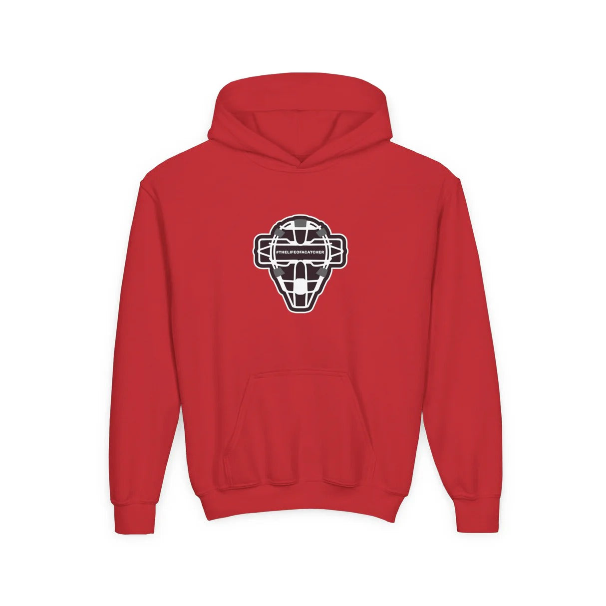catching mask youth hoodie