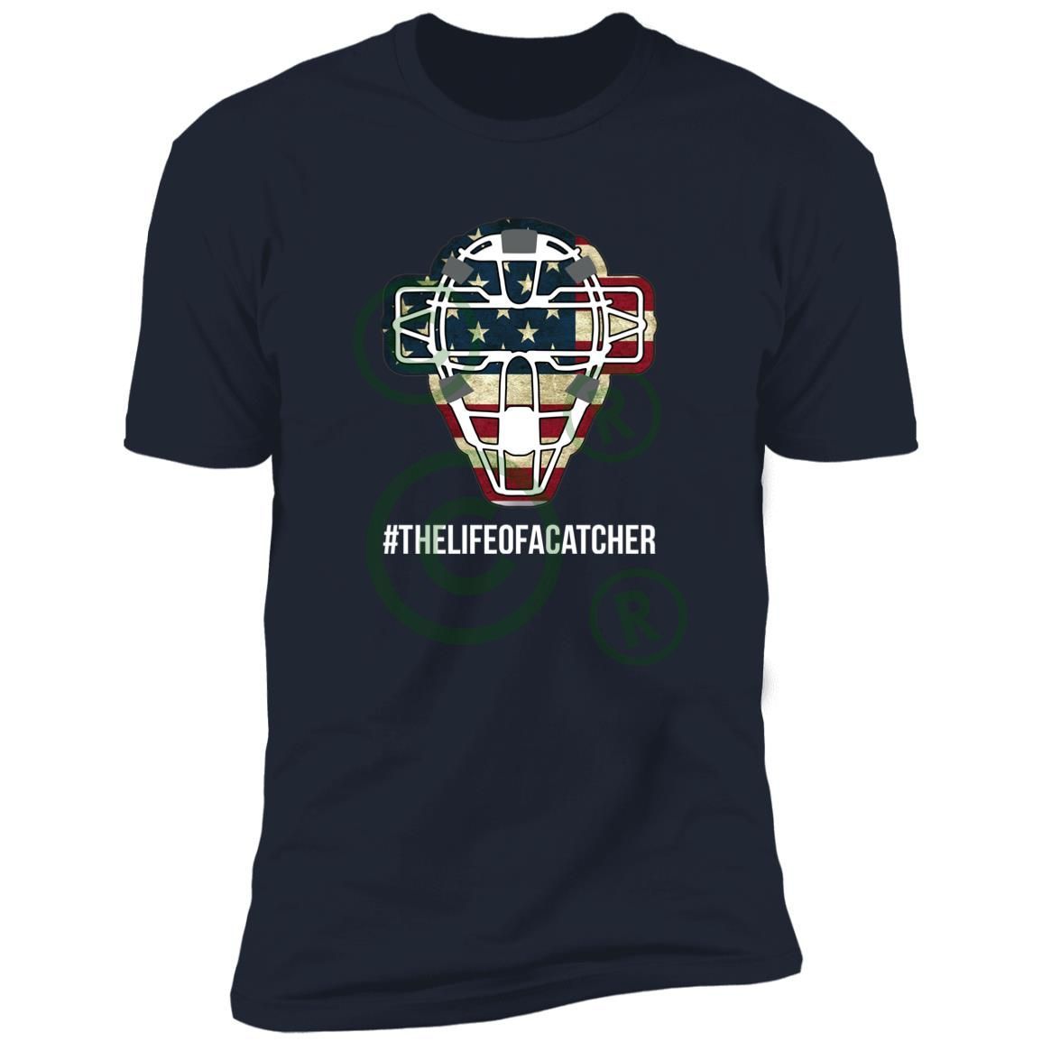 The-Catching-Guy-Face-Mask-American-Flag-black-logo