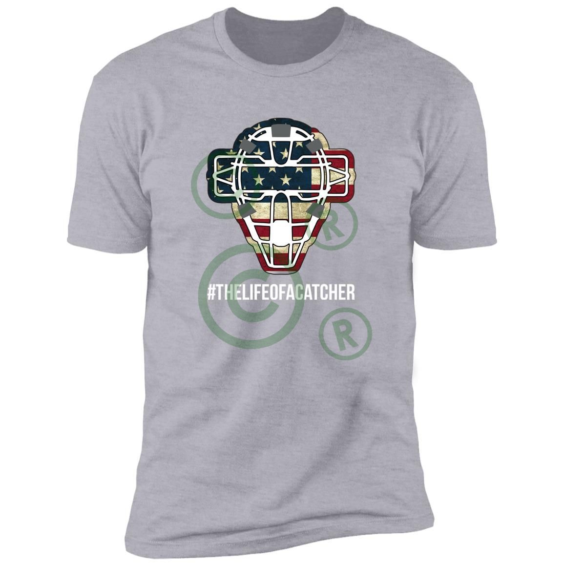 The-Catching-Guy-logo-Catcher-Face-Mask-American-Flag-light-grey