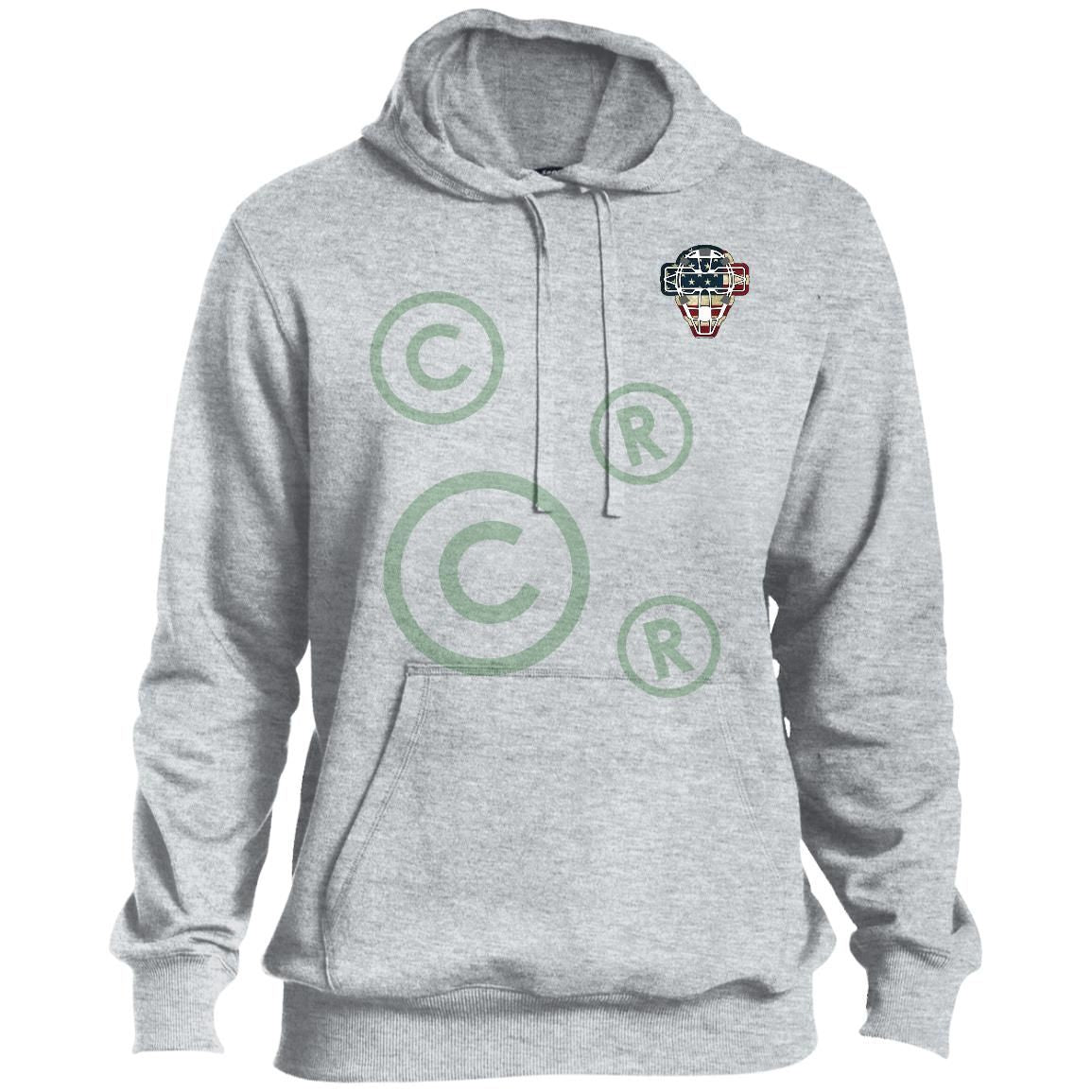 The-Catching-Guy-long-sleeve-sweater-Face-Mask-American-Flag-grey-logo