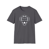 The Catching Guy Logo Mask Unisex T-Shirt - Charcoal