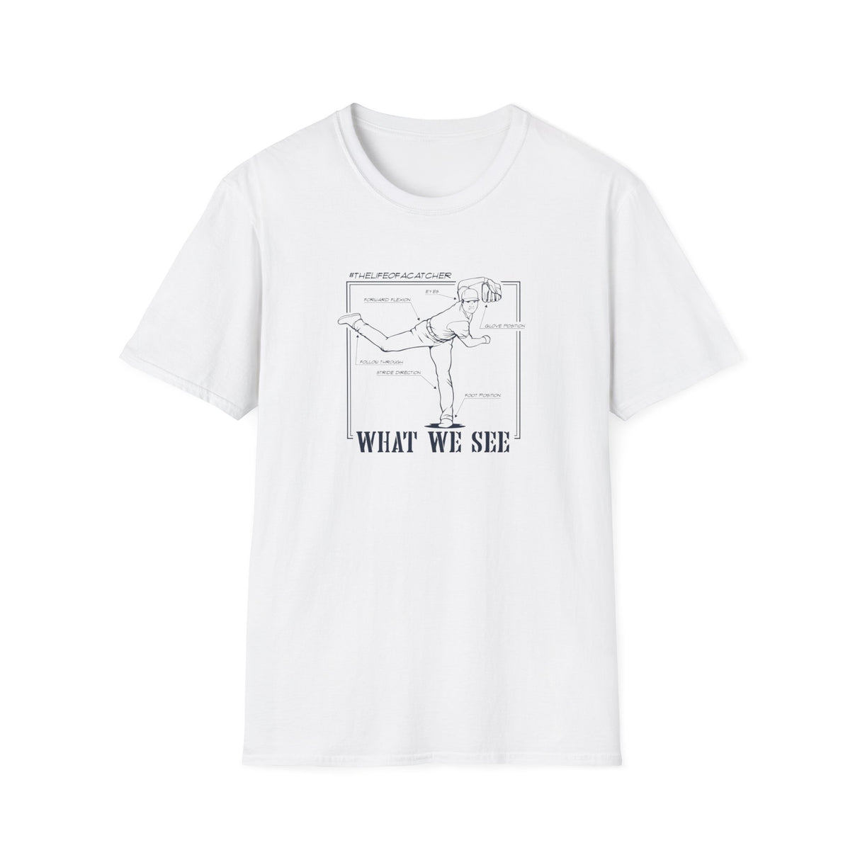What We See Unisex T-Shirt White