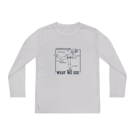 What We See Youth Long Sleeve T-Shirt Silver