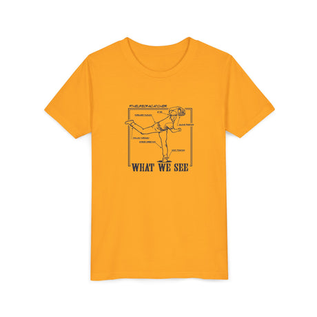 What We See Youth T-Shirt Gold
