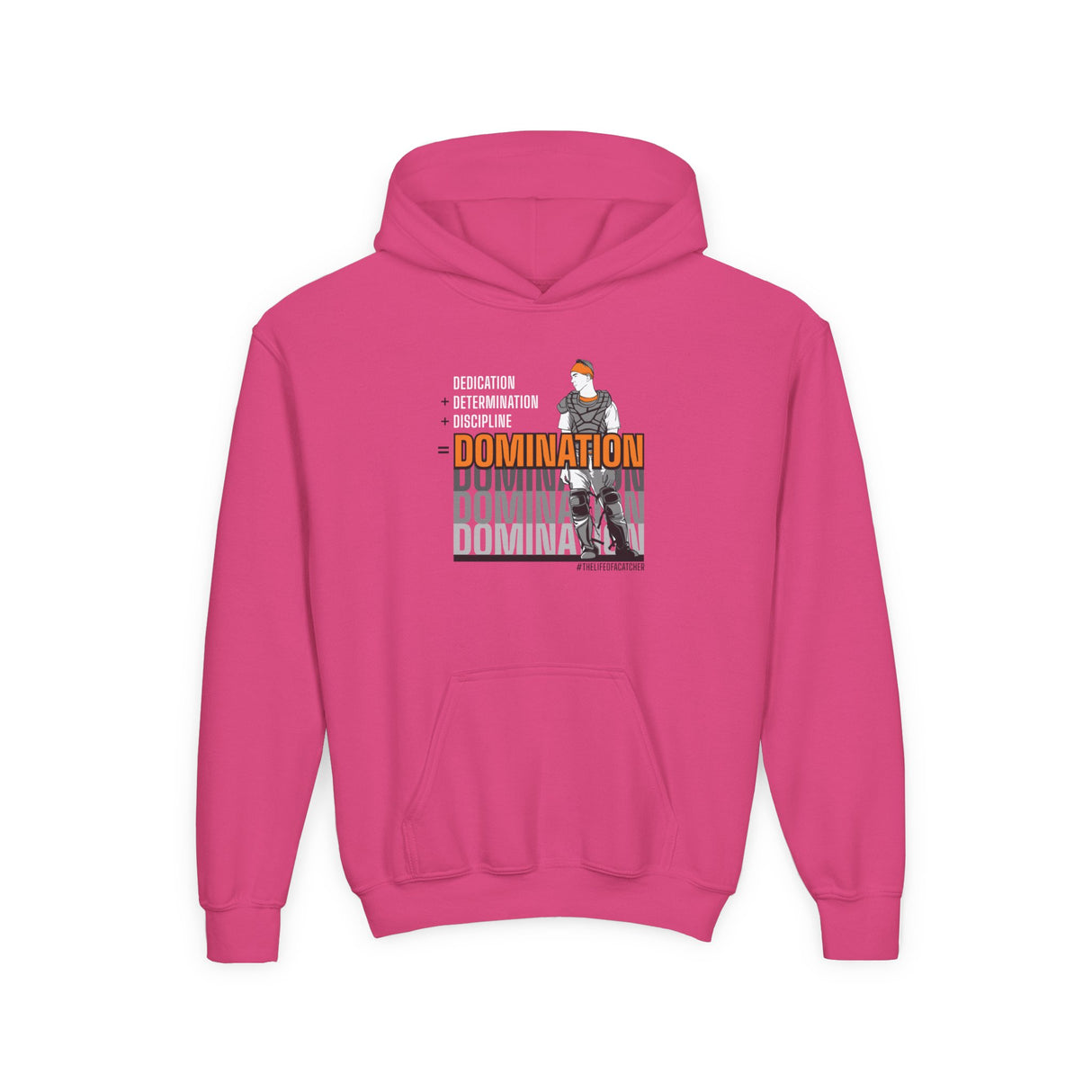 Domination Youth Hoodie pink