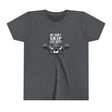 We Don't Skip Leg Day Youth T-Shirt - Charcoal
