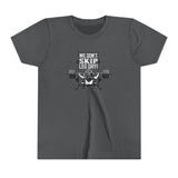 We Don't Skip Leg Day Youth T-Shirt - Charcoal