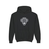The Catching Guy Logo Mask Youth Hoodie black