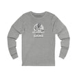 Student Of The Game Unisex Jersey Long Sleeve Tee grey