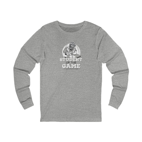 Student Of The Game Unisex Jersey Long Sleeve Tee grey