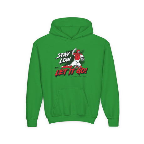 Stay Low & Let It Go Youth Hoodie Kelly Green