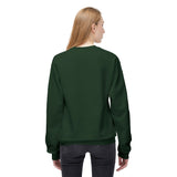Ugly Christmas Sweater Catcher's Mask Reindeer Unisex Sweatshirt - Forest Green Full Back