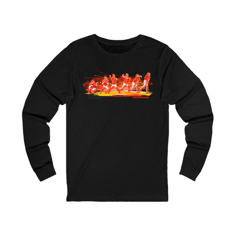 Flash Unisex Jersey Long Sleeve Tee black