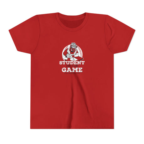 Student Of The Game Youth T-Shirt red