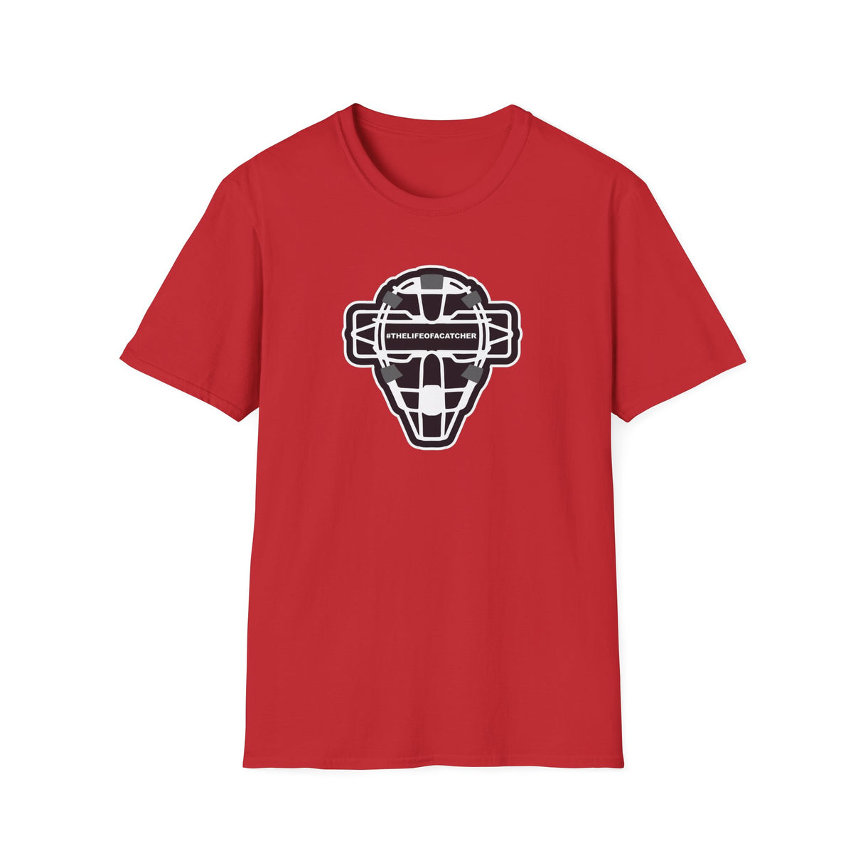 The Catching Guy Logo Mask Unisex T-Shirt - Red